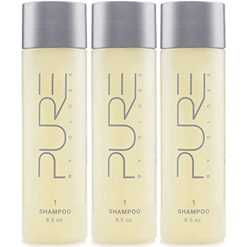 Pure by Gloss Shampoo – Luxurious Clarifying, Cleansing & Moisturizing Formula for All Hair Types – Fresh Lemon Scent – 8.5oz, 3