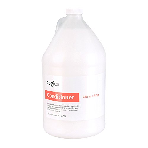 Zogics Conditioner, Citrus + Aloe Scented Conditioner (4 Gallons/Case)
