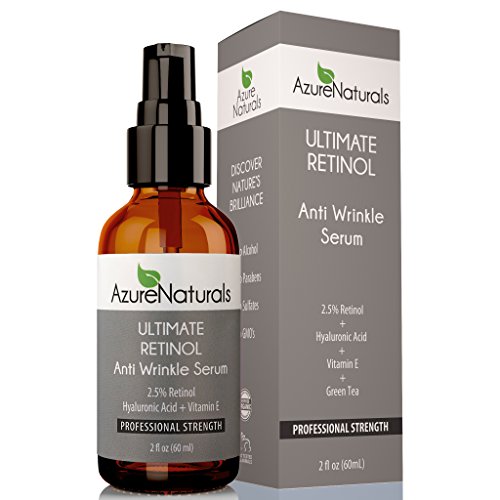 Azure Naturals 2.5% STRONGEST RETINOL Serum WRINKLE ...