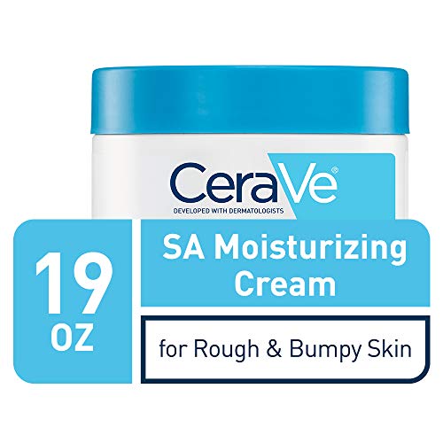 CeraVe Moisturizing Cream with Salicylic Acid | Exfoliating Body Cream with Lactic Acid, Hyaluronic Acid, Niacinamide, and Ceram