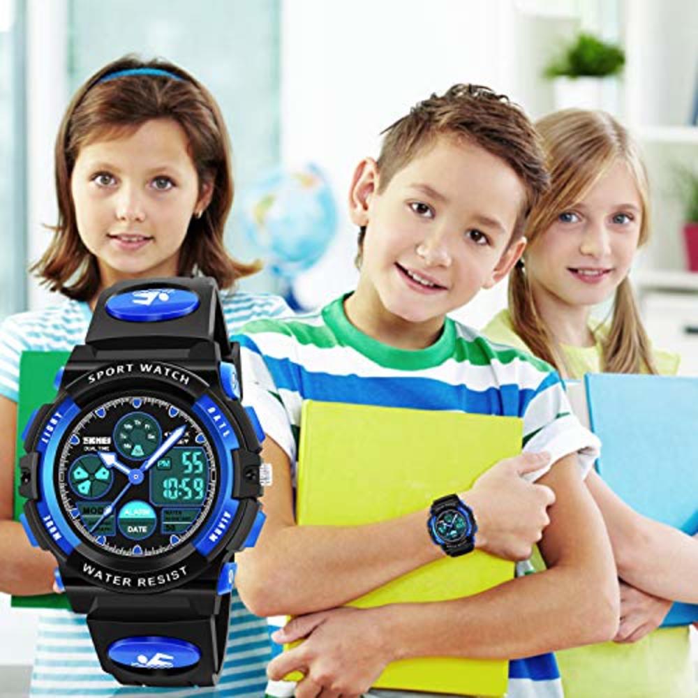 ATIMO Boy Digital Watch Gifts for 5-15 Year Old Boys Girl Teen, Sports Watch Toys for 6-16 Year Old Boy Girl Present for Kids Age 6-16