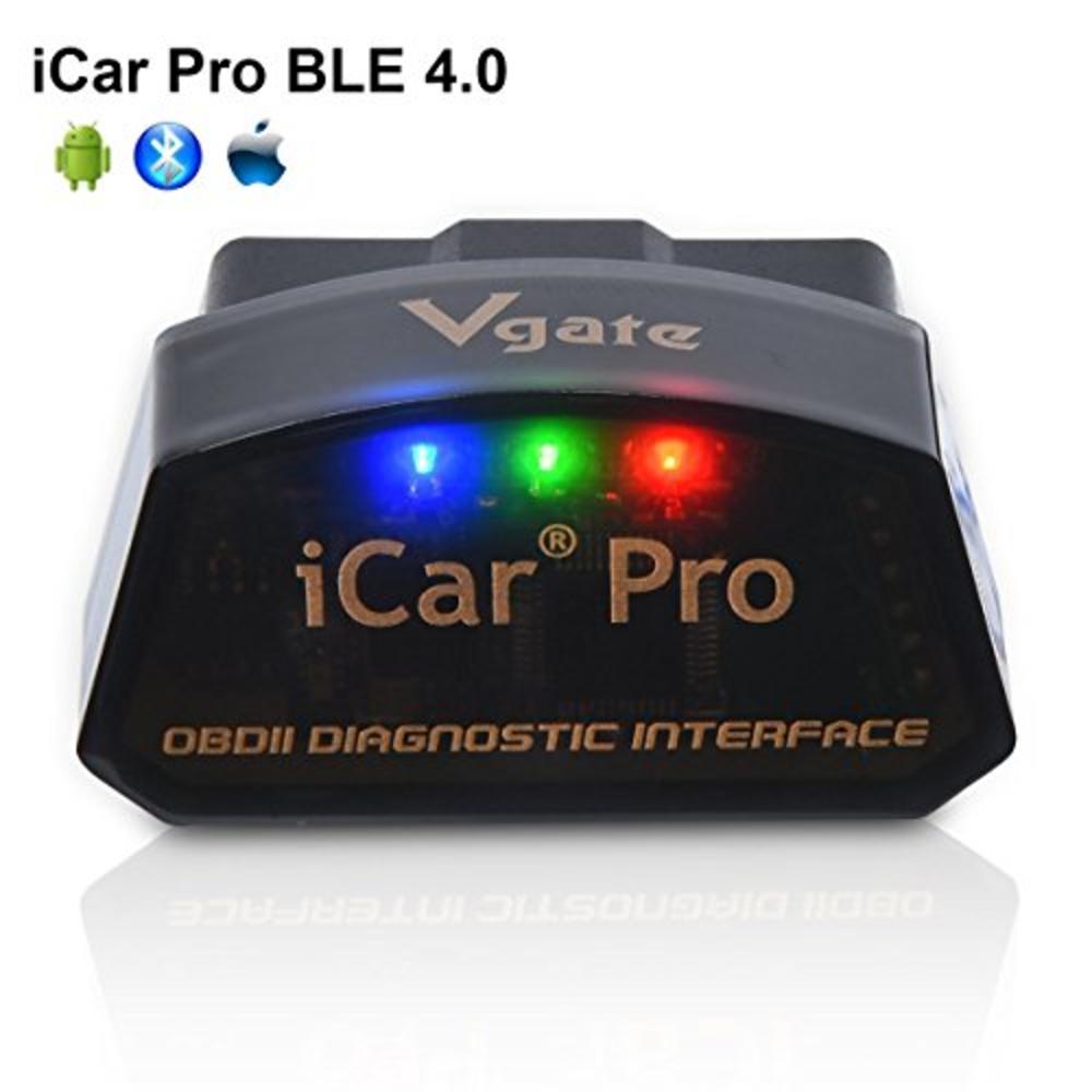 Vgate iCar Pro Bluetooth 4.0 (BLE) OBD2 Fault Code Reader OBDII Code Scanner Car Check Engine Light for iOS/Android