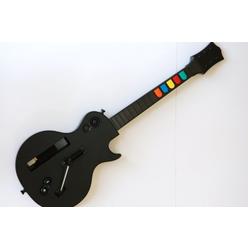 Buddies Wireless Guitar for Wii Guitar Hero and Rock Band Games Color Black