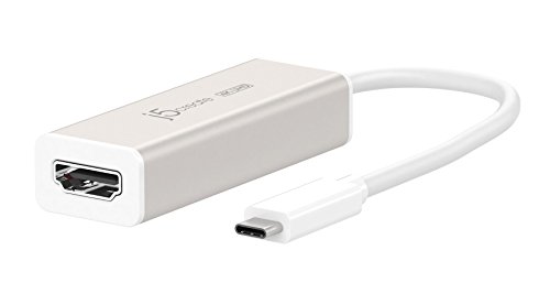 j5create USB Type-C to 4K HDMI Adapter JCA153 / 4K @60 Hz/for MacBook,  Chromebook, Type C Laptops