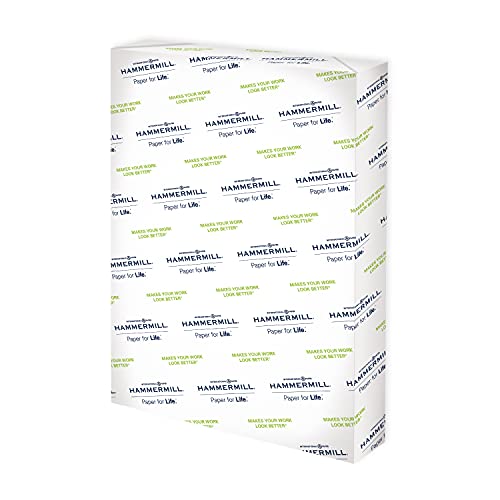 Hammermill Printer Paper, Premium Color 28 lb Copy Paper, 12 x 18-1 Ream  (500 Sheets) - 100 Bright, Made in the USA, 106125