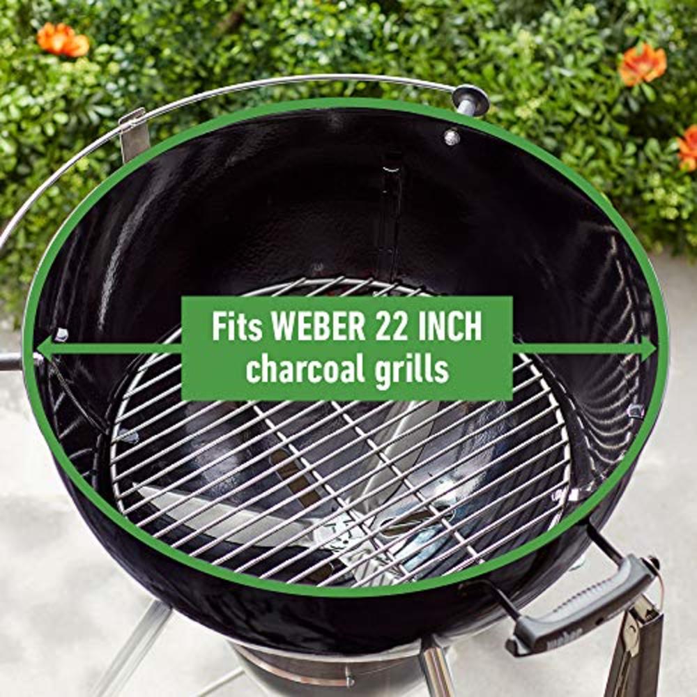 Weber 7441 Replacement Charcoal Grates, 17" grate for 22’’ Charcoal Grill, Stainless Steel