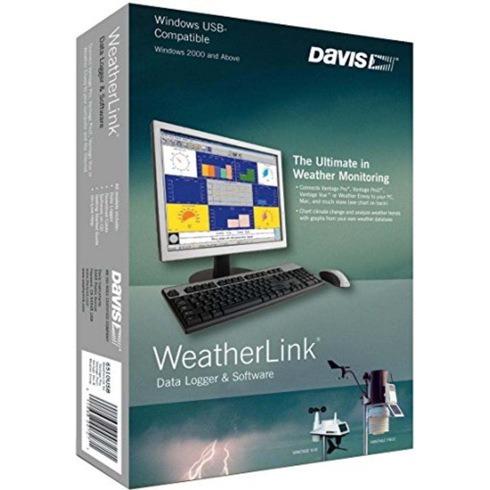 Davis Instruments 6510USB WeatherLink USB Data Logger and Software for Windows