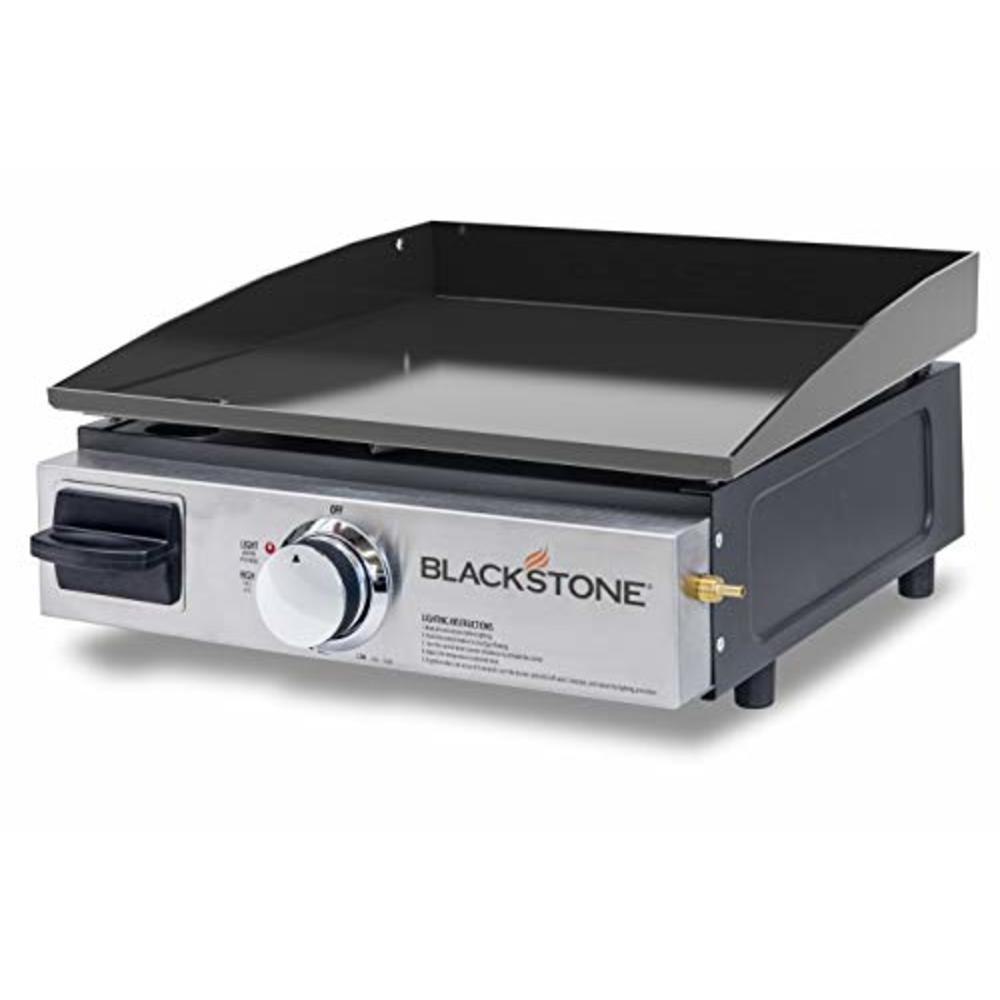 Blackstone 1650 Tabletop Grill without Hood Propane Fuelled – 17 inch Portable Stovetop Gas Griddle-Rear Grease Trap for Kitchen