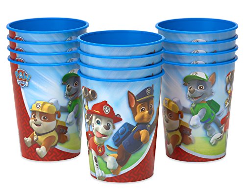 American Greetings Paw Patrol Plastic Party Cups, 16 oz (12-Count)