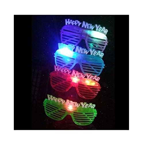 GLASSES Unbranded 12 Light Up New Years Eve Party Glasses Glowing LED Shades Hot Seller Item