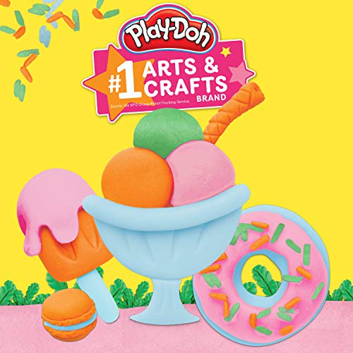 Play-Doh 2-Lb. Bulk Super Can of Non-Toxic Modeling Compound with 4 Modern Colors - Light Blue, Green, Orange, & Pink
