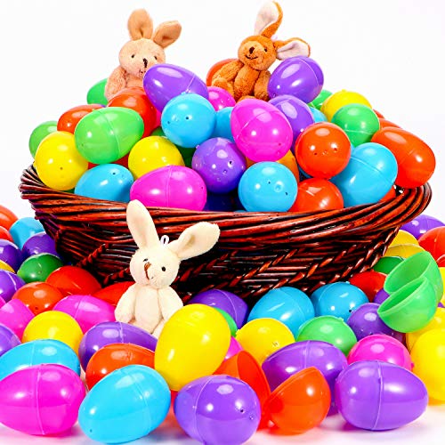 YEAHBEER YEAHBEE YEAHBEER 288 Plastic Easter Eggs, Easter Hunt/Easter Theme Party Favor/ Basket Stuffers Fillers/Classroom Prize Supplies