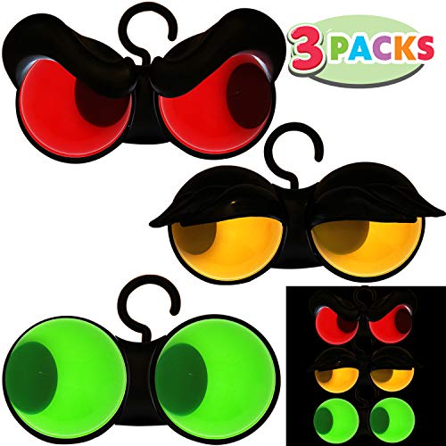 Joiedomi Halloween Flashing Peeping Eyes Lights (3 Pack); with Timer Function