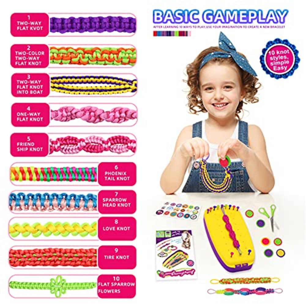 Topdiaos Friendship Bracelet Making Kit Toys, Ages 6 7 8 9 10 11 12 Year Old Girls Gifts Ideas, Birthday Present for Teen Girl, Arts and 