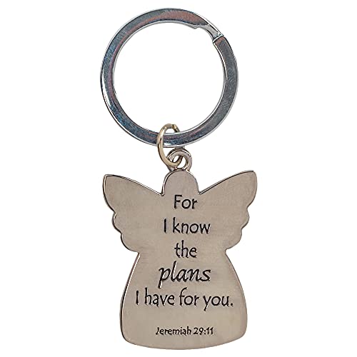 KC-705 Dicksons Believe Jeremiah 29:11 Angel Shaped Zinc Alloy ...