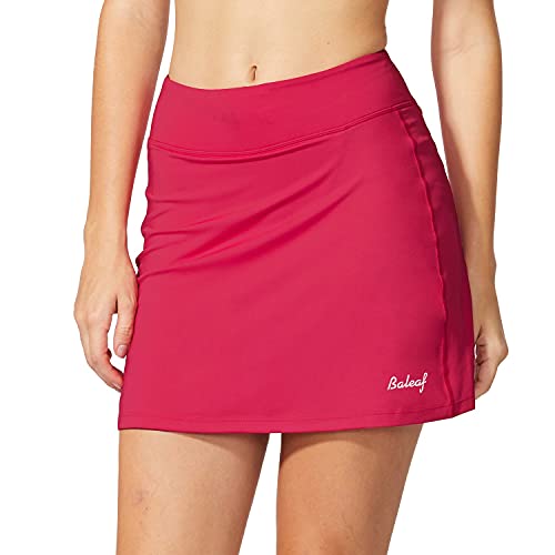 Baleaf BALEAF Womens Athletic Skorts Lightweight Active Skirts with Shorts  Pockets Running Tennis Golf Workout Sports Deep Pink Size M