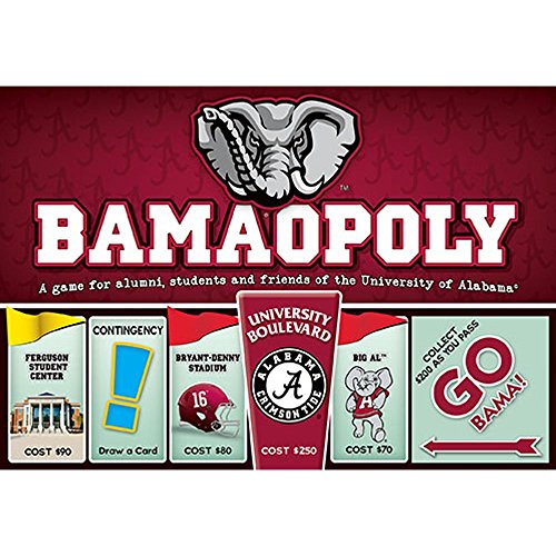 Late for the Sky University of Alabama Bamaopoly, Crimson, Grey