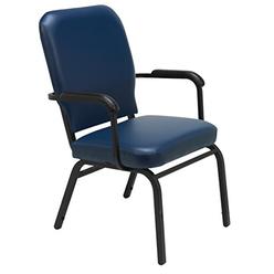 KFI Seating Big and Tall Guest Chair, Navy Vinyl,HTB1041SB-3306