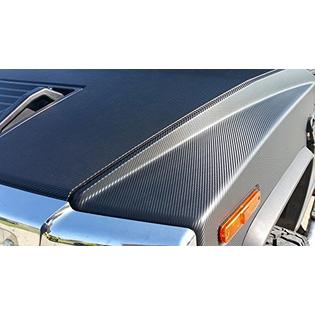 VViViD XPO Black Carbon Fiber Car Wrap Vinyl Roll Featuring Air Release  Technology (3ft x 5ft)
