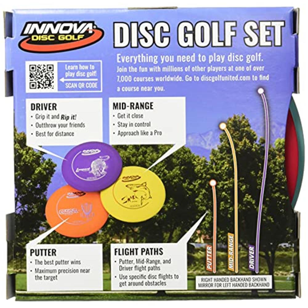 Innova Disc Golf Set – Driver, Mid-Range & Putter, Comfortable DX ...