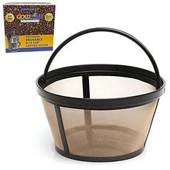 GOLDTONE Reusable 8-12 Cup Basket Coffee Filter fits Mr. Coffee Makers and Brewers, BPA Free
