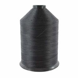 SGT KNOTS #92 Polyester Bonded Sewing Thread for Stitching Gear & Clothes, Crafts (16oz Spool, Black)