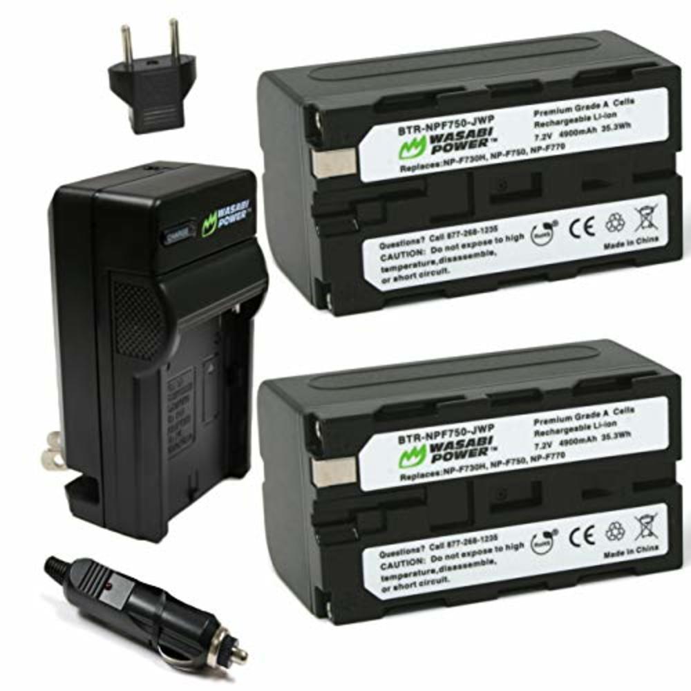 Wasabi Power Battery for Sony NP-F730, NP-F750, NP-F760, NP-F770 (4900mAh) and Sony DCR-VX2100, DSR-PD150, DSR-PD170, FDR-AX1, H
