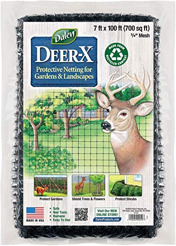 Dalen Gardeneer Gardeneer by Dalen Deer Netting – Polypropylene Mesh Deer Defense – Enhanced Durability and Sturdiness – Easy DIY Installation G