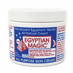 Egyptian Magic EMG10006 All Purpose Skin Cream Skin, Hair, Anti Aging, Stretch Marks All Natural Ingredients 4 Ounce Jar, 4 Ounc