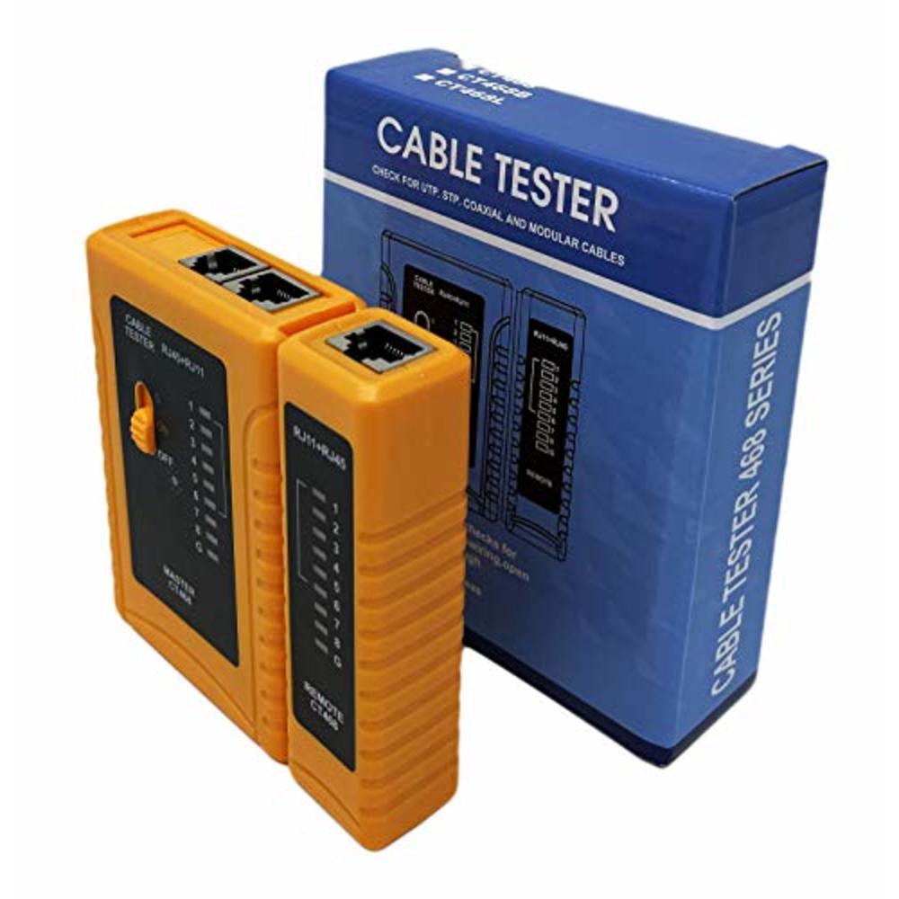 iMBAPrice - RJ45 Network Cable Tester for Lan Phone RJ45/RJ11/RJ12/CAT5/CAT6/CAT7 UTP Wire Test Tool