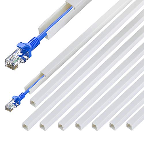 pqpbtz PQPBTz cord cover Wall 142in cable Hider One cord channel Paintable  cord Raceway cable concealer Management for TV computer Hidi