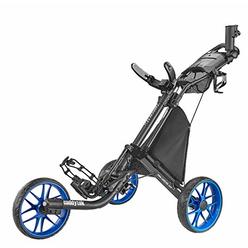 caddytek CaddyLite EZ Version 8 3 Wheel Golf Push Cart - Foldable Collapsible Lightweight Pushcart with Foot Brake - Easy to Ope