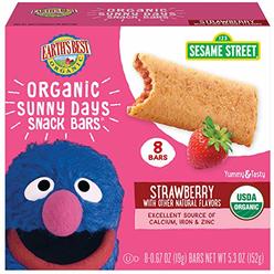Earths Best Earth's Best Organic Sunny Days Snack Bars for Toddlers Strawberry with Other Natural Flavors, 0.67 Oz, 7 Ct