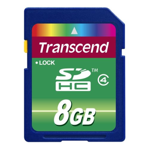Transcend Sakar Monster High Digital Camcorder Memory Card 8GB (SDHC) Secure Digital High Capacity Class 4 Flash Card