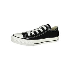 Converse Unisex-Child Chuck Taylor All Star Canvas Low Top Sneaker, Black, 3 M US Little Kid