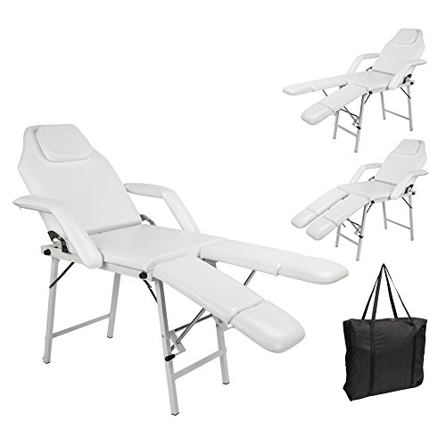 HOBBYN Salon SPA Pedicure Massage,75 Portable Adjustable Massage Table chair couch for Salon Beauty Physiotherapy Facial SPA Tat