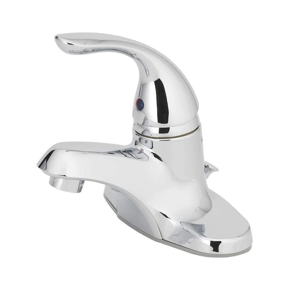 Oakbrook Collection OakBrook coastal chrome Single Handle Lavatory Pop-Up Faucet 4 in