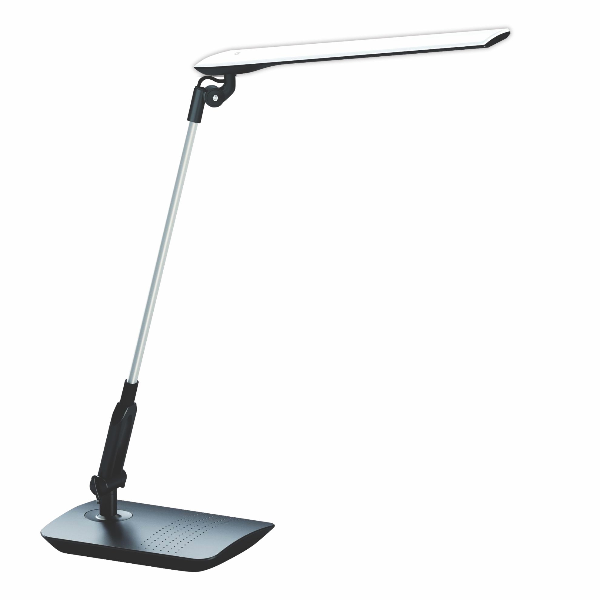 PureOptics LED VLED1507 Adjustable Dimmer LED Desk Lamp, Black