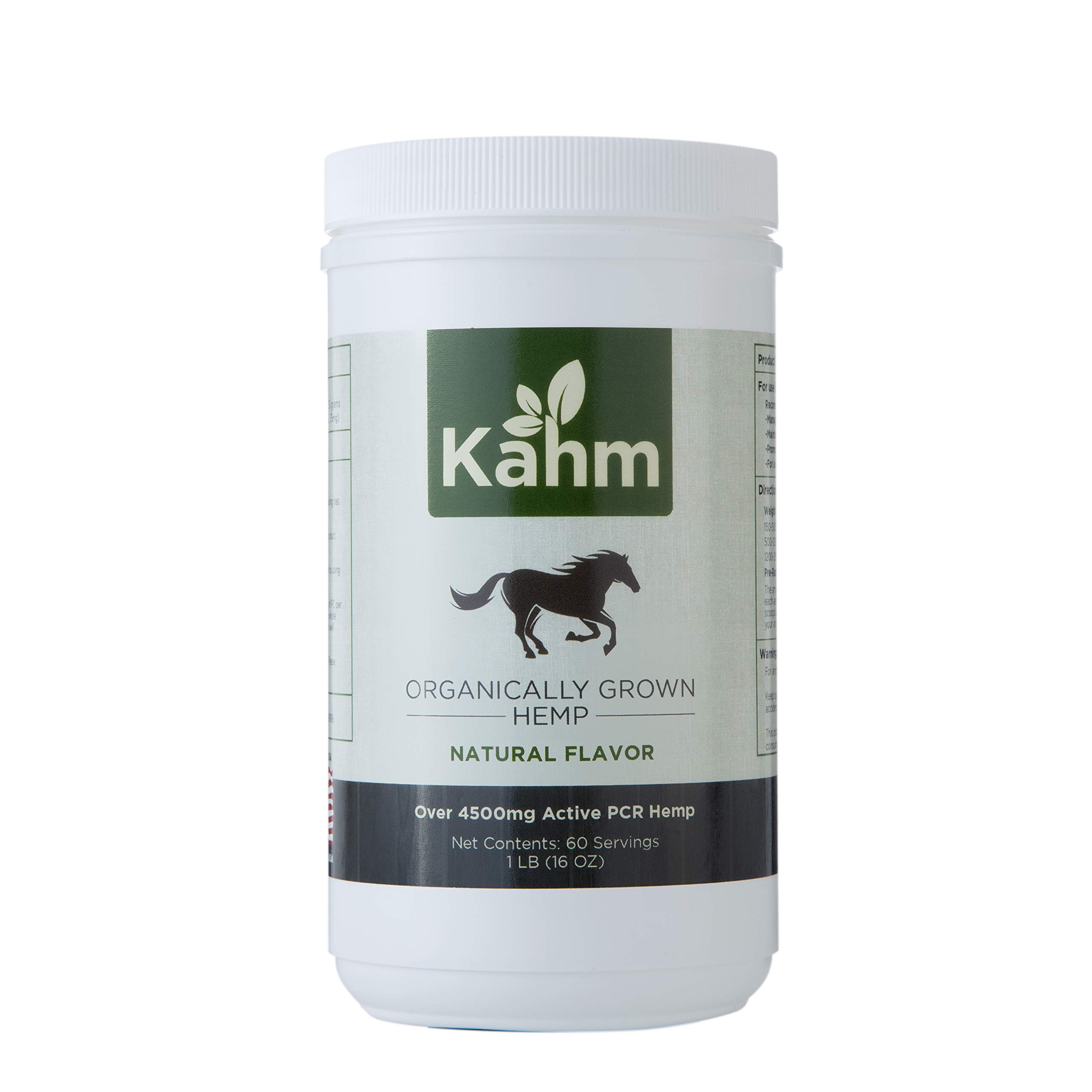 Kahm Equine PcR Hemp Pellets for Horses - Natural Equine Hemp Pellets Supports Normal inflammatory Response Supports maintaining