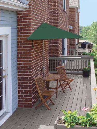 CC Outdoor Living 5-Piece Terrace Mates Standard Bistro Outdoor Patio Set 9 - green SolarVista