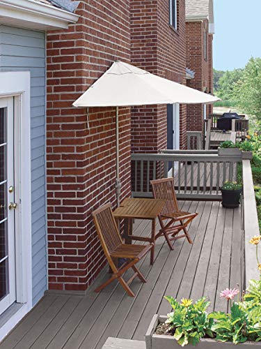 CC Outdoor Living 5-Pc Terrace Mates Premium Square Outdoor Patio Furniture Set 9 - Beige Olefin