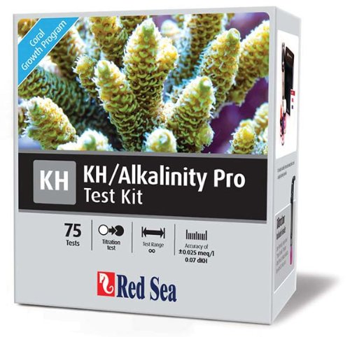 Red Sea Fish Pharm ARE21410 Saltwater KHAlkalinity Pro Test Kit for Aquarium 75 Tests