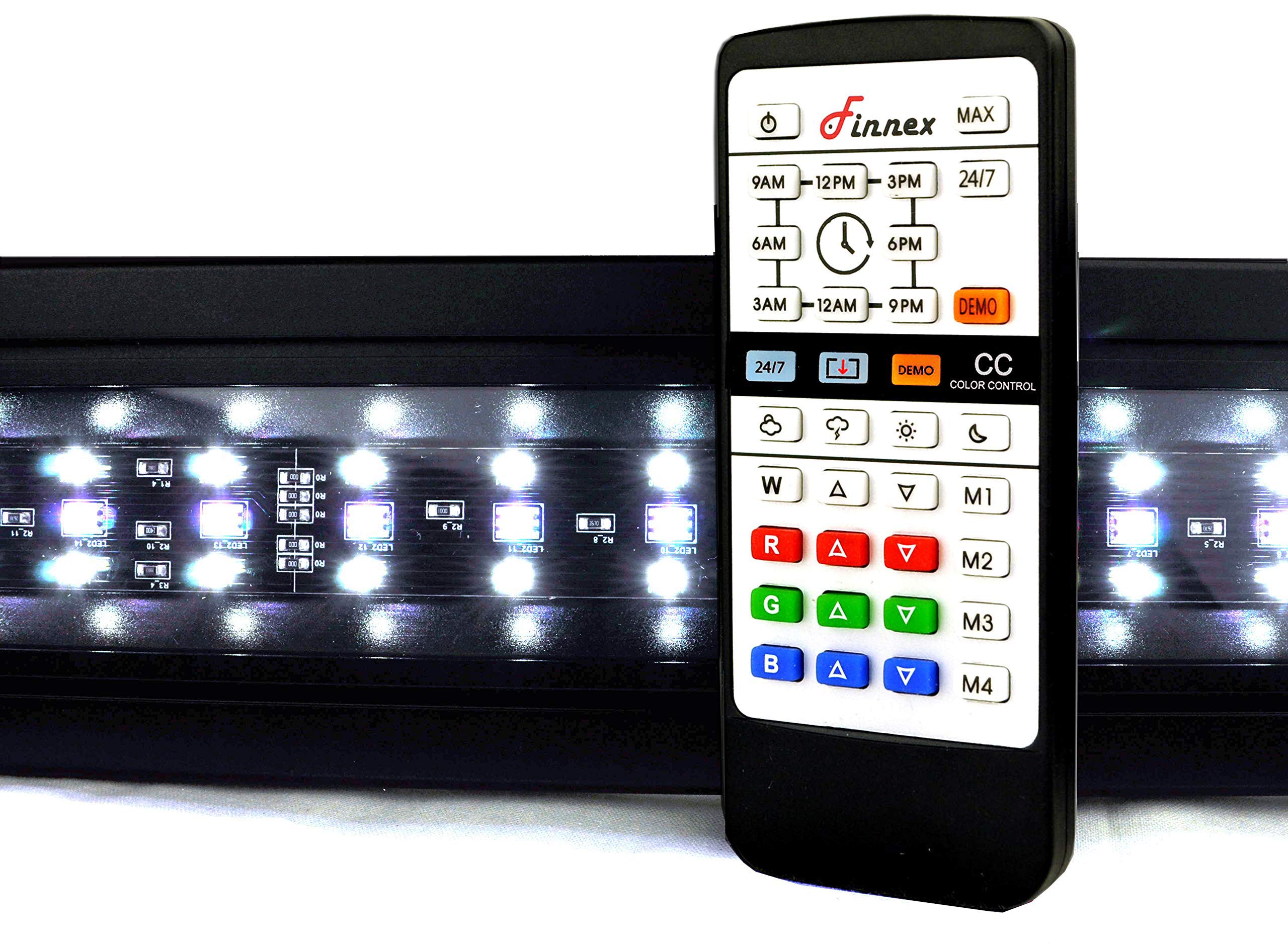 Finnex Planted+ 247 LED KLc Aquarium LED Light controllable Full Spectrum Fish Tank Light 30 Inches