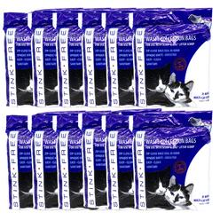 Stink Free Odor-Seal cat Litter Poop collection Bags 12 Pkgs (252 Bags) - Seal in odor