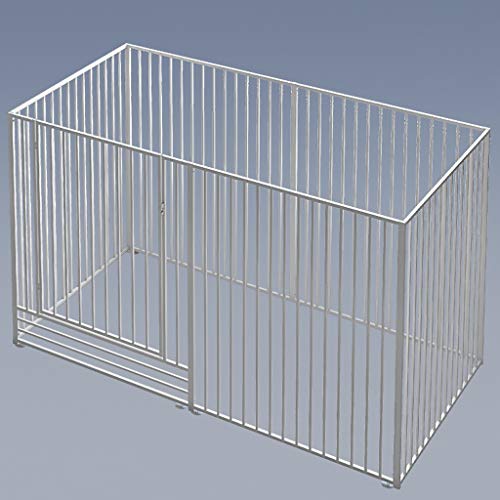 NYKK Dog cage Kennel Heavy Duty Foldable Metal Pet Dog Puppy cat Exercise Fence Barrier Playpen Kennel Outdoor & Indoor Dog cage
