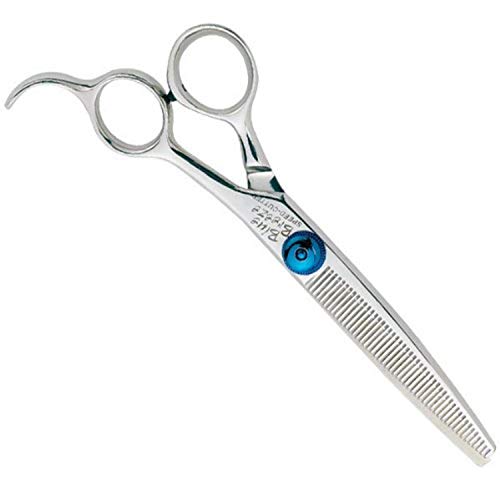 geib Stainless Steel Small Pet Blue Breeze Speedcutter 48-Tooth Thinning Shears 7-Inch