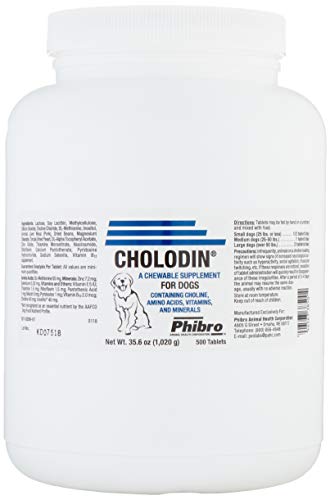 cholodin canine (500 Tablets) cHEWABLES