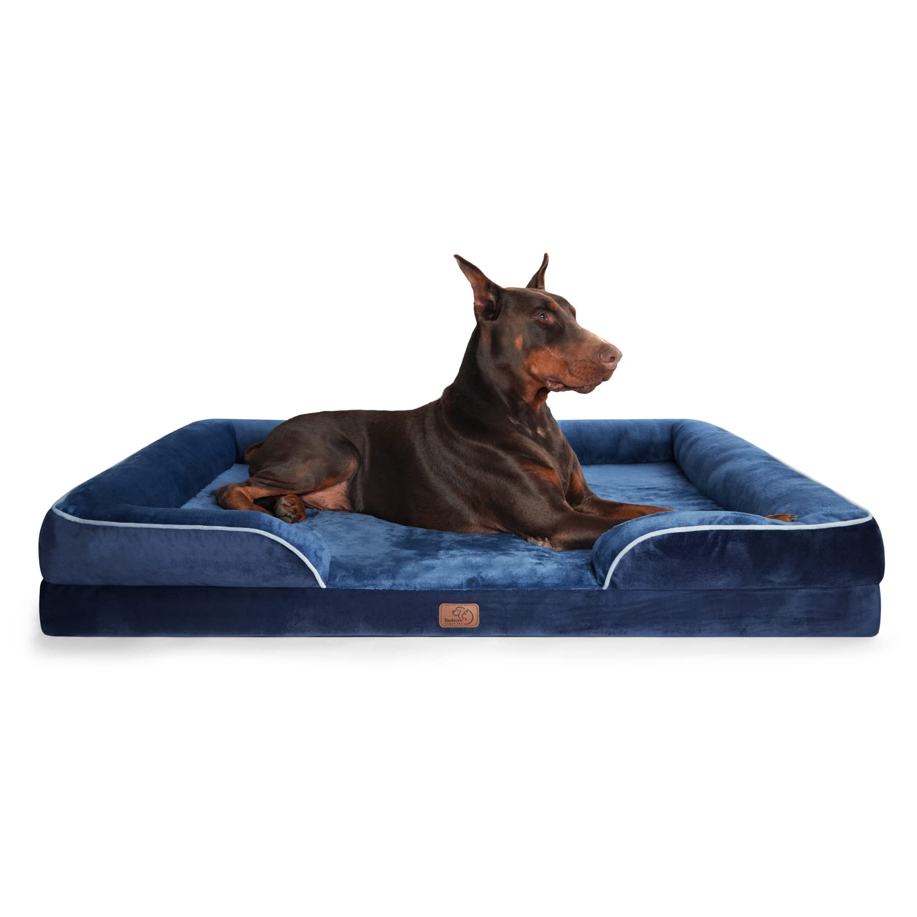 BEDSURE XXL Orthopedic Dog Bed Bolster Dog Beds for Extra Large Dogs