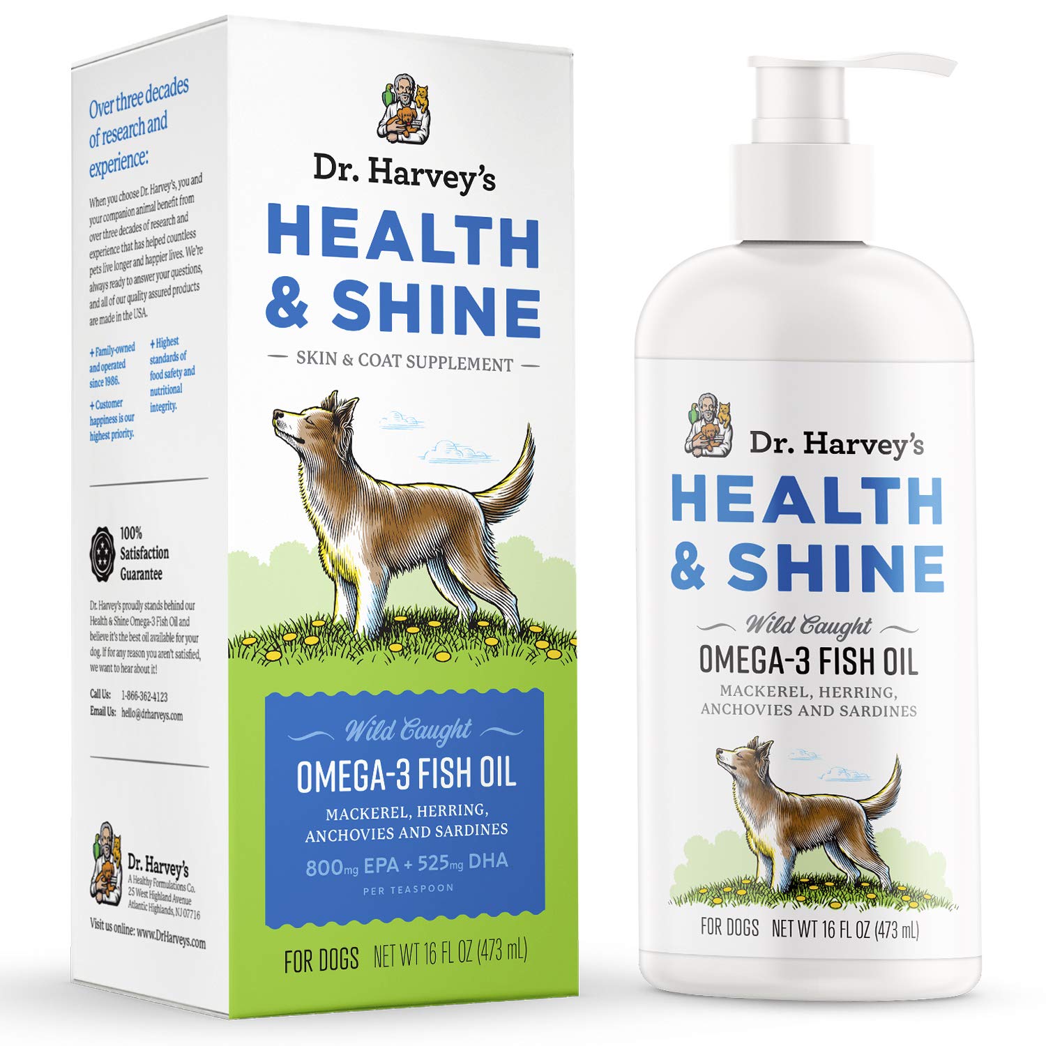 dr. harvey\'s Dr. Harveys Health & Shine Omega 3 Fish Oil for Dogs from