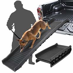 JungleA Folding Pet Ramp 61 Inches Portable Lightweight Dog and cat Ramps Ladder for cars Trucks SUVs Stability Supports up to 1